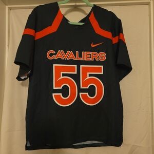 Nike Dri-FIT Men's Virginia Cavaliers Lacrosse Jersey, Size large, Number 55.